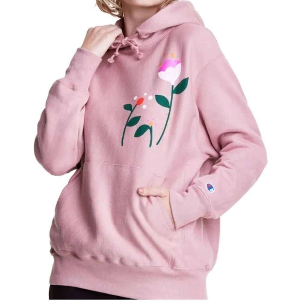 x steffi lynn Onward & Upward Reverse Weave Hoodie by CHAMPION size M